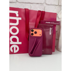RHODE rasberry – набор с чехлом на iPhone в оригинальном пакете